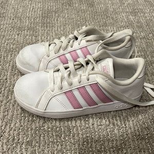 Adidas girls sneakers / worn 1x!! Size 13.5Y